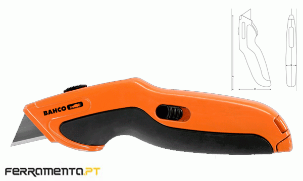 Faca Retrátil 170mm Bahco KBRU-01