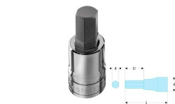 Chave de Caixa 1/2" com Ponta Sextavada Facom STM