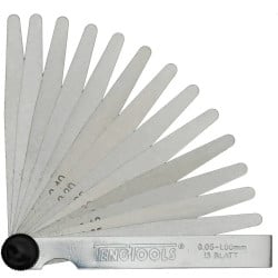 Apalpa Folgas 0,05‑1,00mm 13 Lâminas Tengotools FG13100