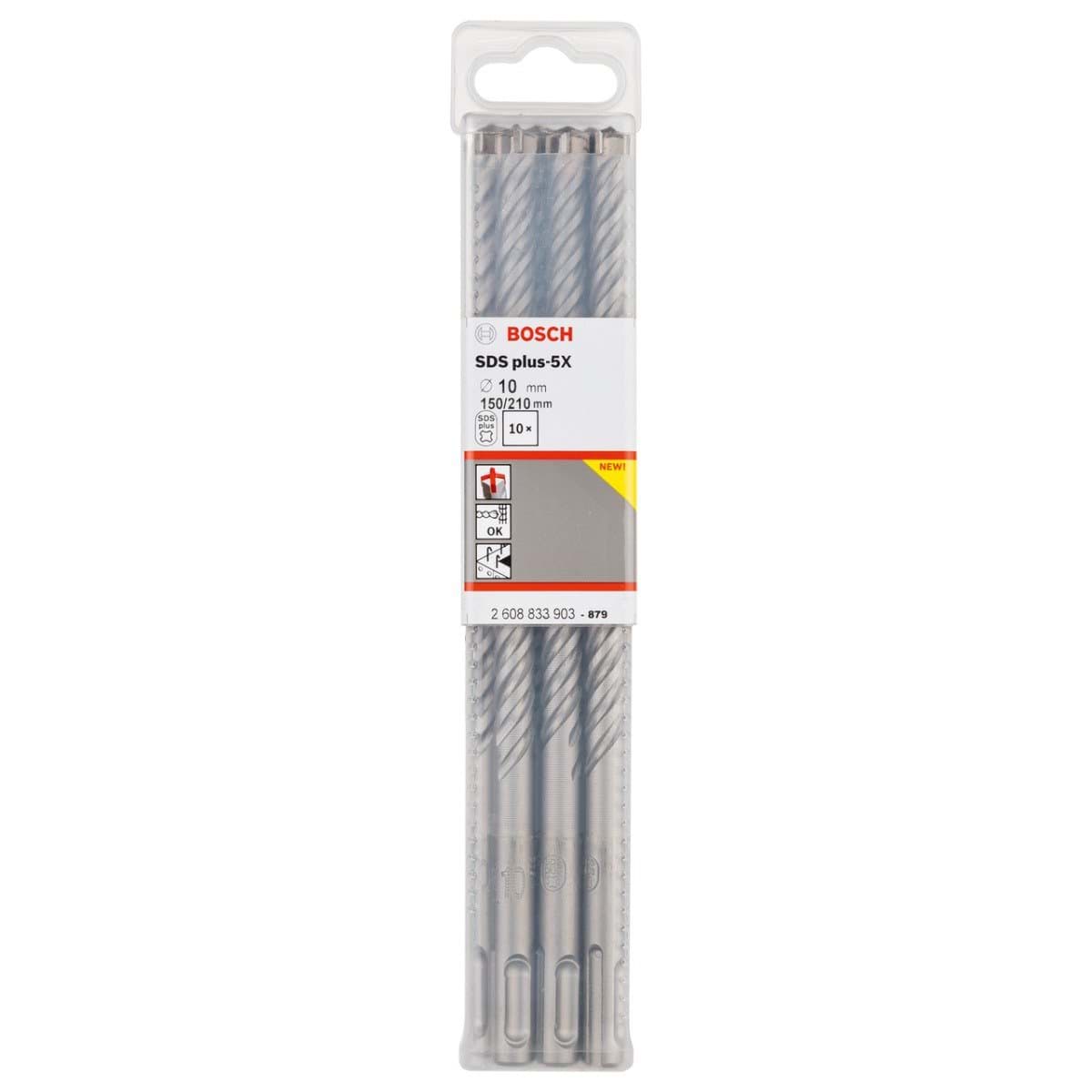 Brocas SDS Plus-5X 10 mm 10un Bosch 260883390