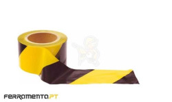 Fita de Sinalização Amarela/Preta 200mx70mm MacFer SWT-02