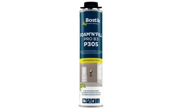 Cola e Veda - Espuma de Poliuretano - Foam´N´Fill B3 P305 Pistola 750ml Bostik