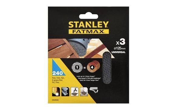 Folhas de lixa de malha c/ velcro Stanley STA39262-XJ