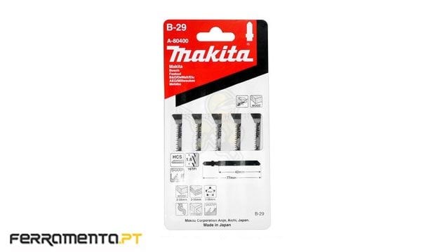 Folhas p/ Serra Tico Tico 5un Makita A-80400