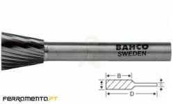 Fresa Cónica Invertida Ø6mm Bahco N1213M06