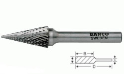 Fresa Cónica Ponta Rotativa Ø6mm Bahco M1227M06