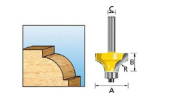 Fresa Molduradora c/ Rolamento 3mm Makita D-09581