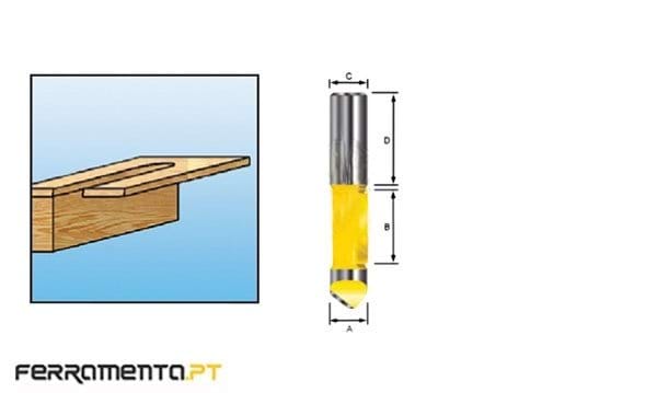 Fresa para Painéis 6-6mm Makita D-09335