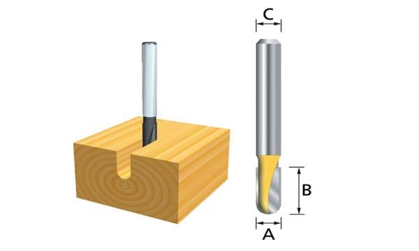 Fresa Ranhuradora 6mm Makita D-09329