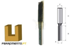 Fresa Recta 2 Navalhas 9-6mm Makita D-09276