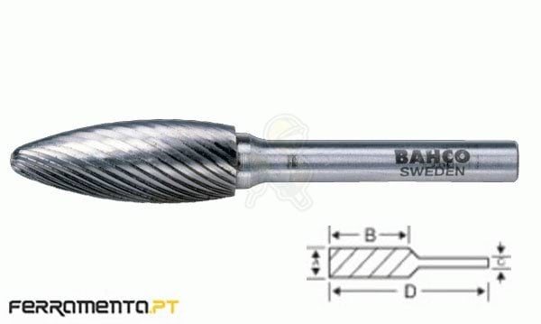 Fresa Rotativa Ø6mm Bahco H1025M06