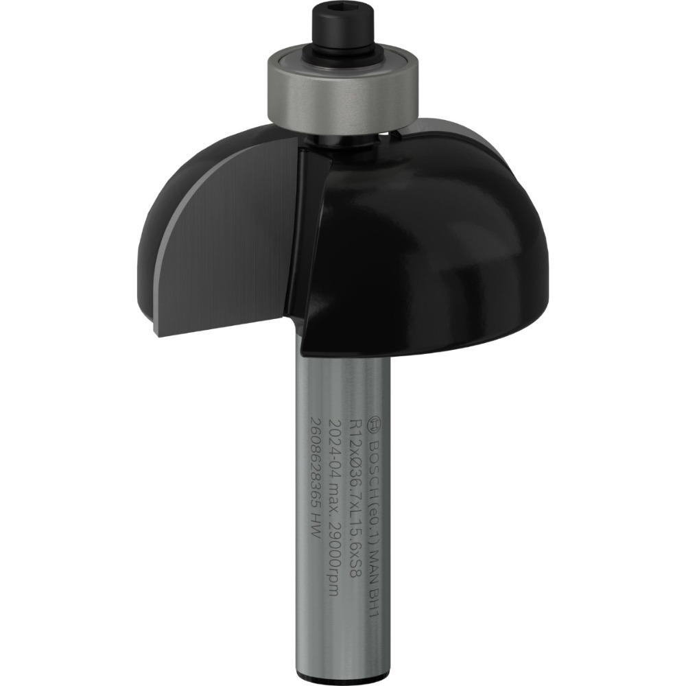Fresa Meia-Cana Com Guia 8x 12 x 16mm Bosch 2608628365