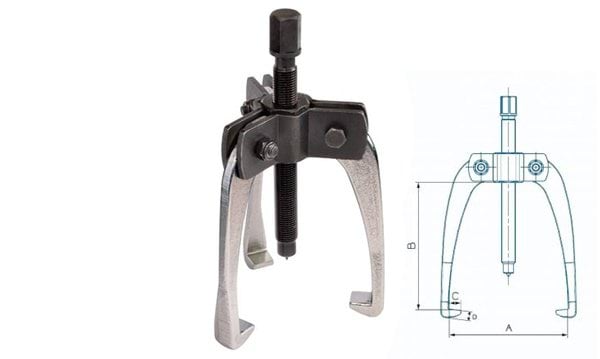 Extractor De 3 Garras Oscilantes 80x80 Forza FZ2741T