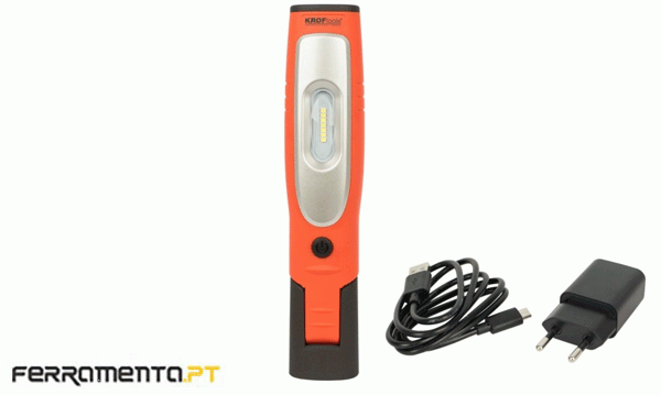 Gambiarra 7x0,5W + 3W SMD LED Recarregável Kroftools 1093