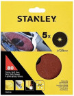 Discos de Lixa 125mm G80 p/ Rebarbadora Stanley STA32190-XJ