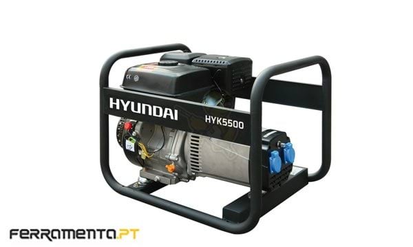 Gerador Gasolina 5,3 kVA Hyundai HYK5500