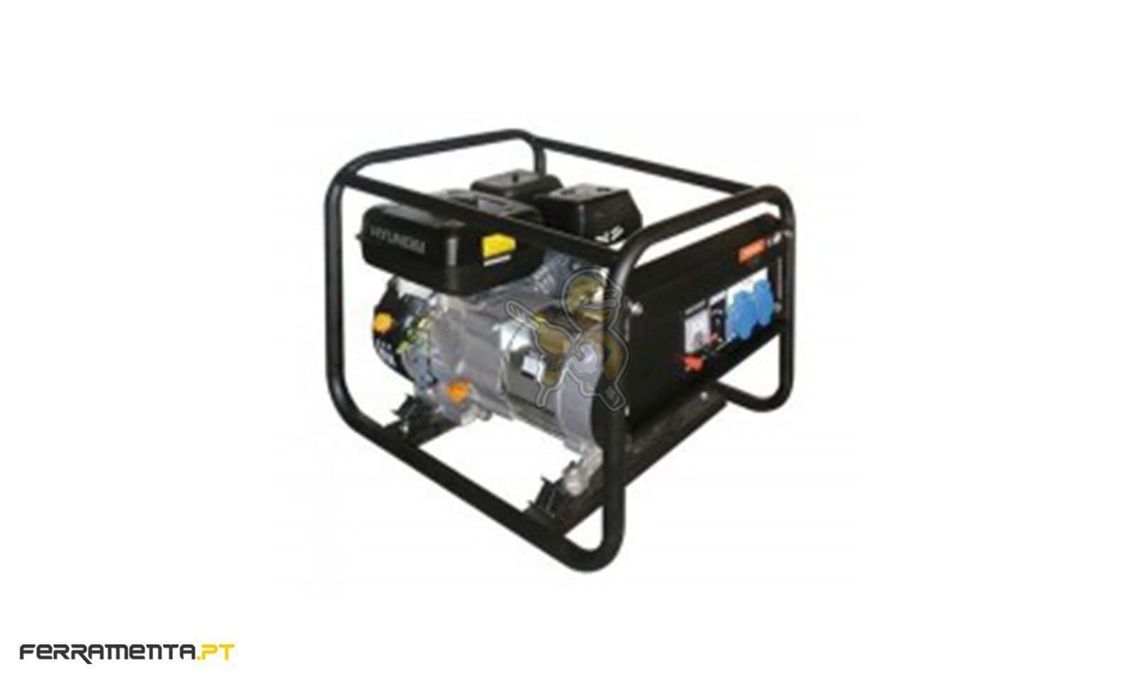 Gerador Gasolina Monofásico 2,5kW Hyundai HY3100