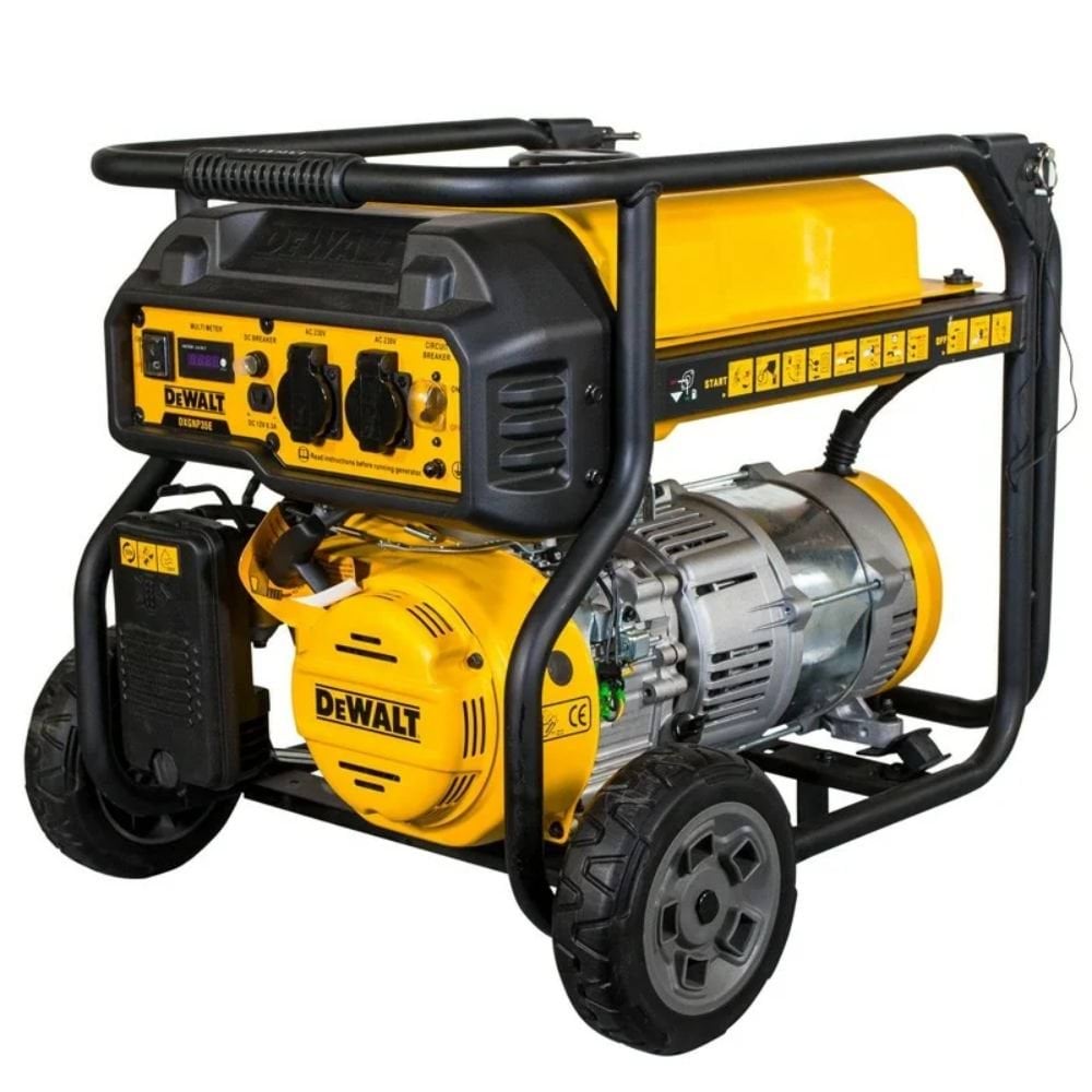 Gerador Gasolina 223 cc 3,5Kw com rodas AVR DeWALT DXGNP35E