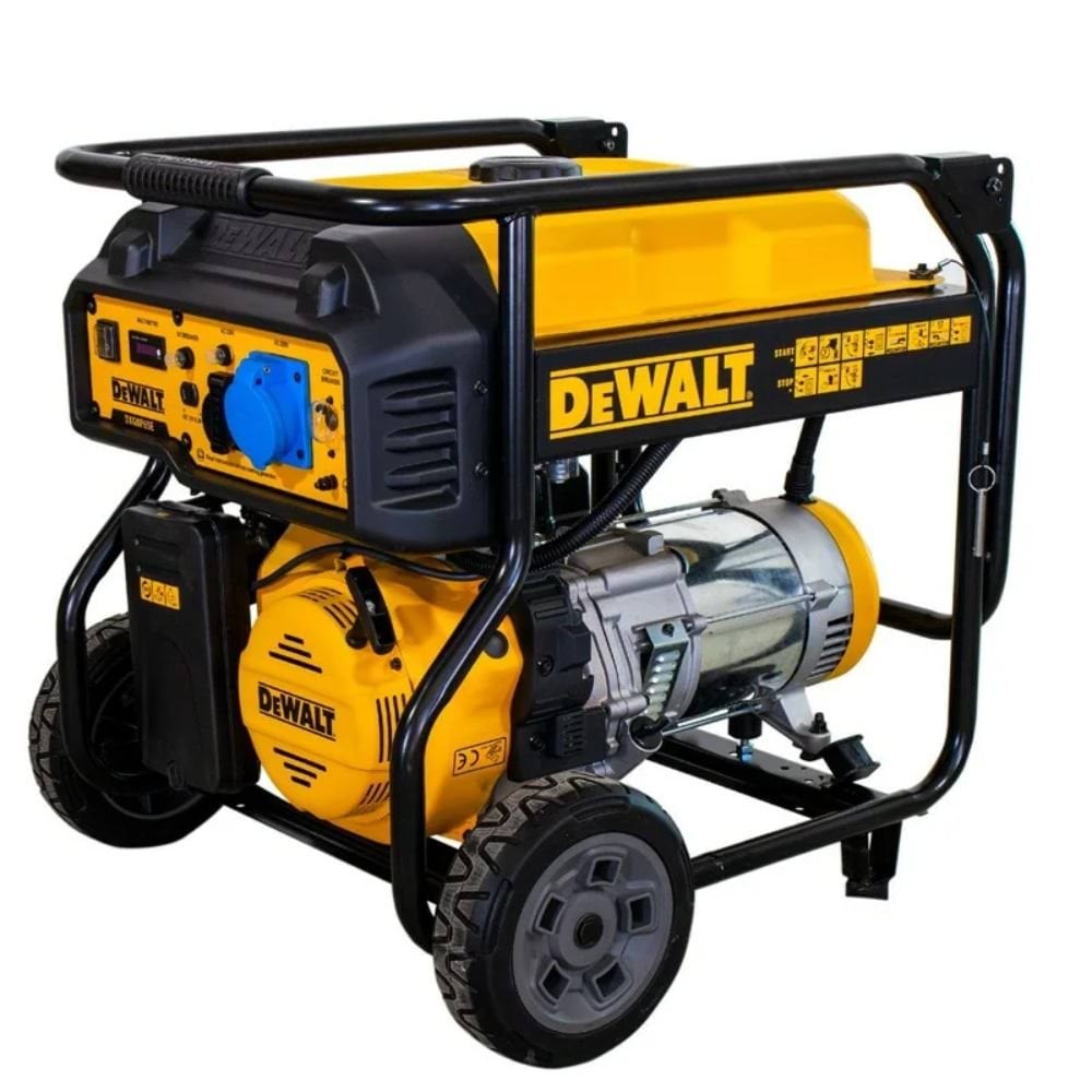 Gerador a Gasolina 420 cc 6,5Kw com rodas AVR DeWALT DXGNP65E