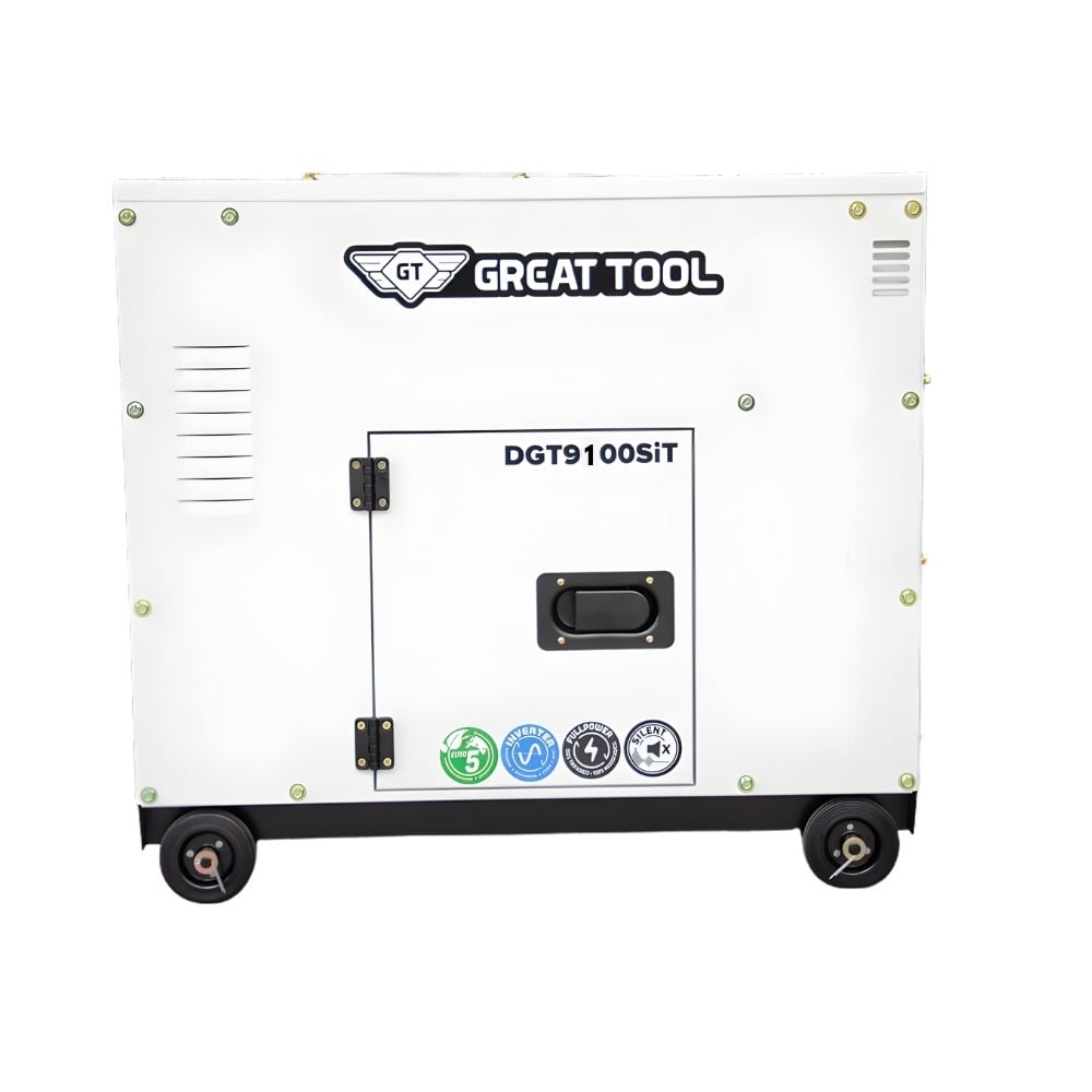 Gerador Diesel Inversor Silencioso 6.5Kw 230V Fullpower Great Tool DGT9000SIT