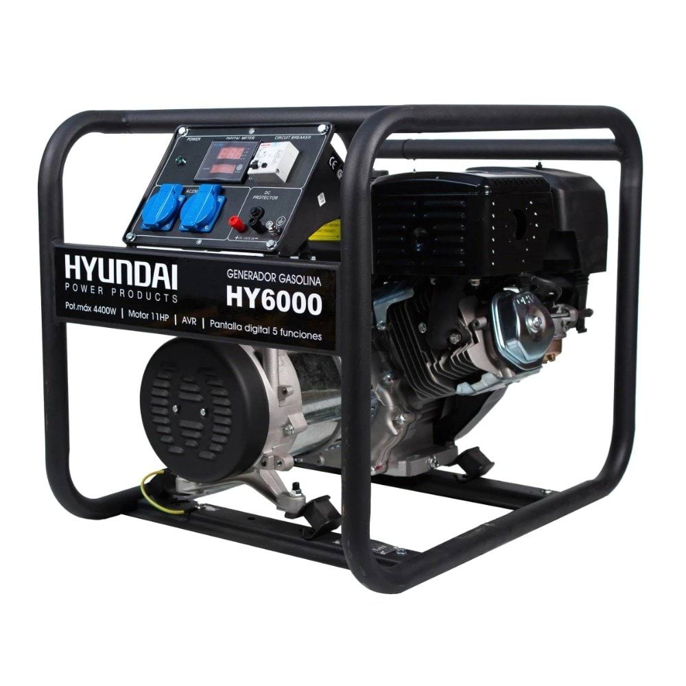Gerador Gasolina Monofásico 4 kW Hyundai HY6000