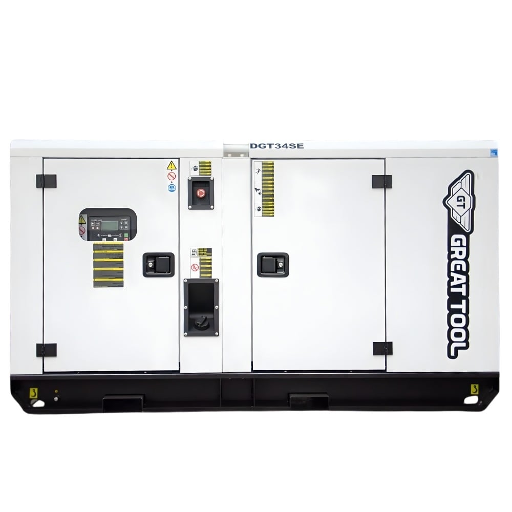 Gerador Industrial Trifásico 34 kVA Great Tool DGT34SE