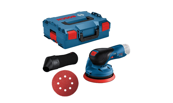 Lixadora Excêntrica GEX 12V-125 + L-BOXX 136 Professional BOSCH 0601372100