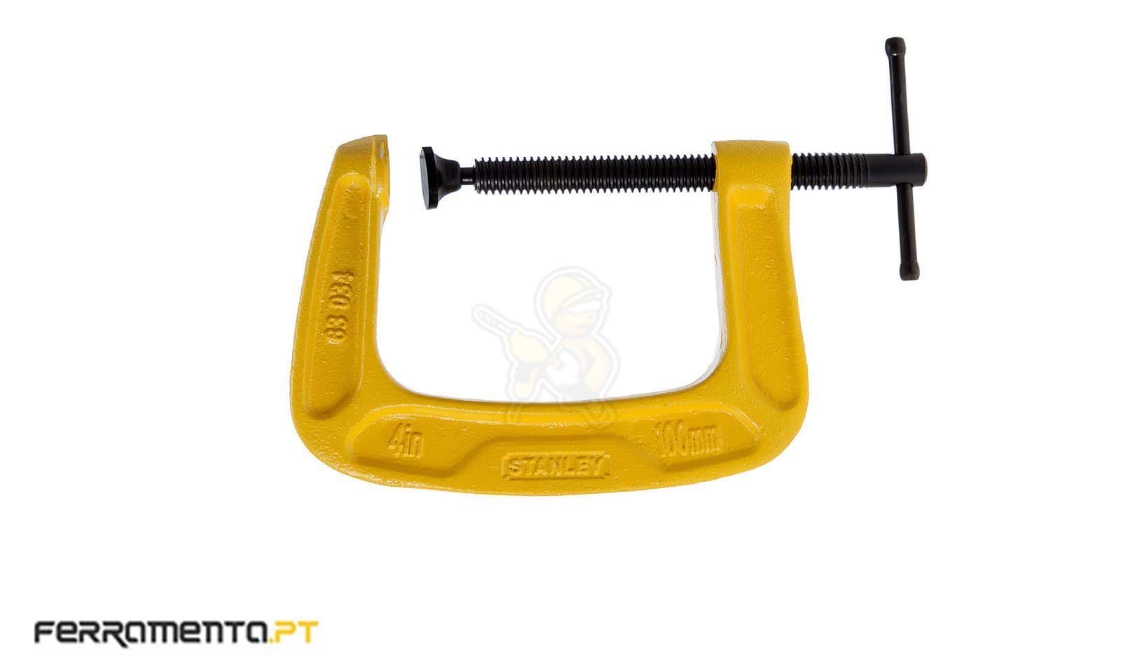 Grampo Maxsteel Corpo C 100mm Stanley 0-83-034
