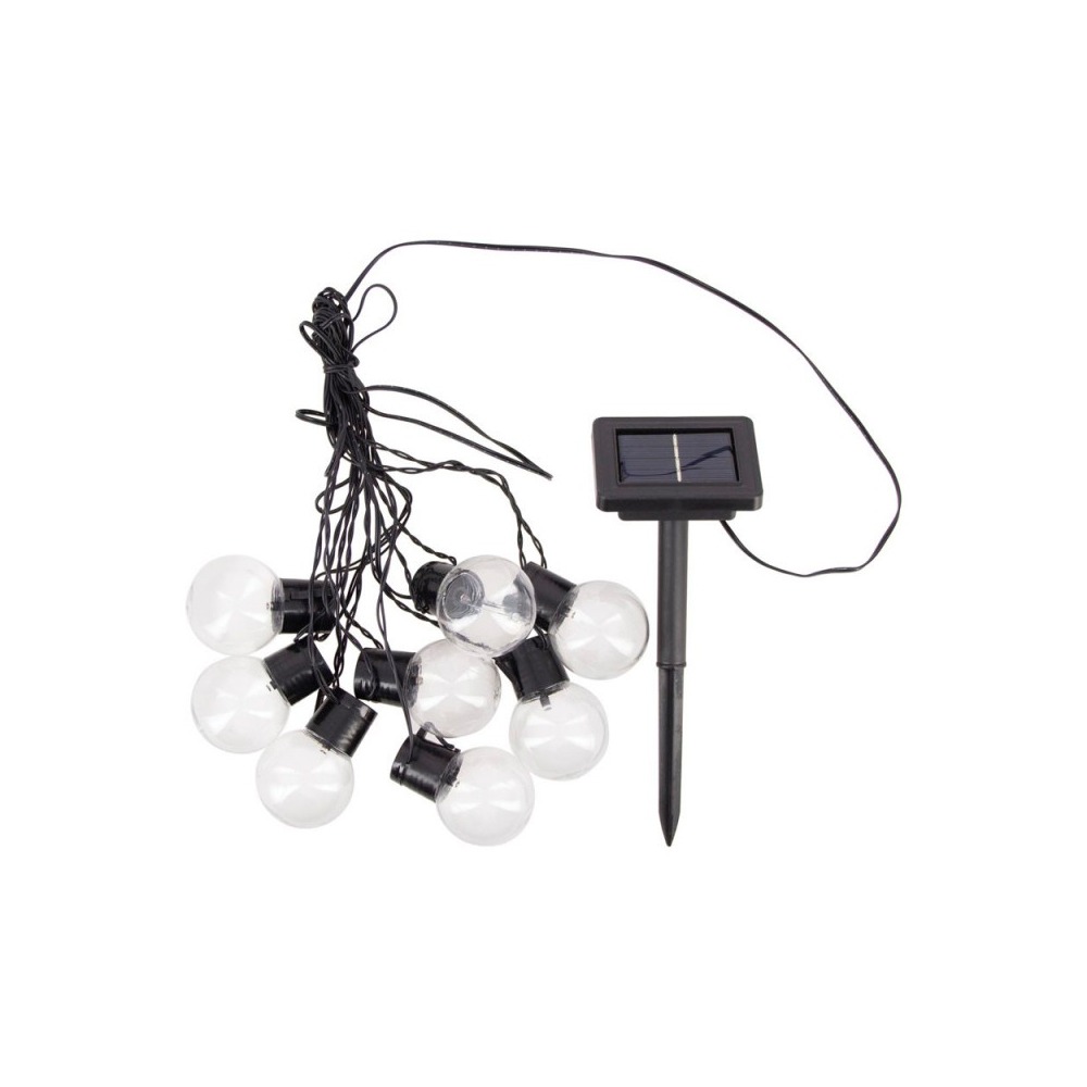 8 Lâmpadas Solar Guinguette 5m IP44  RVB Xanlite GRL5GUINRVB