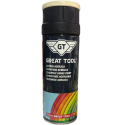 Spray Tinta Acrílica Ral 1015 Marfim Claro 400ml Great Tool GTQUPI01015