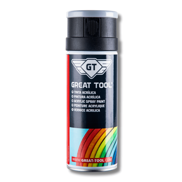 Spray de Tinta Acrílica Ral 7242 Cinza Tráfego 400ml Great Tool GTQUPI07242
