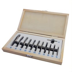 Brocas de centro, 12 peças, 1-5 mm, métricas Holzmann ZBS12TLG