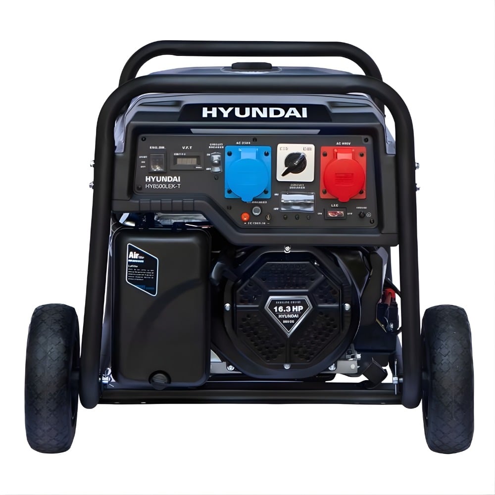 Gerador 400V a Gasolina 7,7 kW / 10,6kVA Hyundai HY10100LEK-T