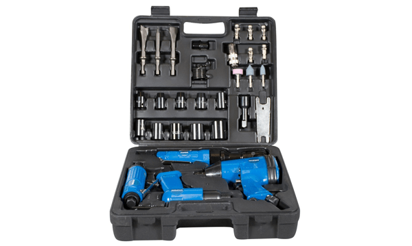 Kit de 5 Máquinas Pneumáticas + 28 Acessórios Hyundai HYATK34 