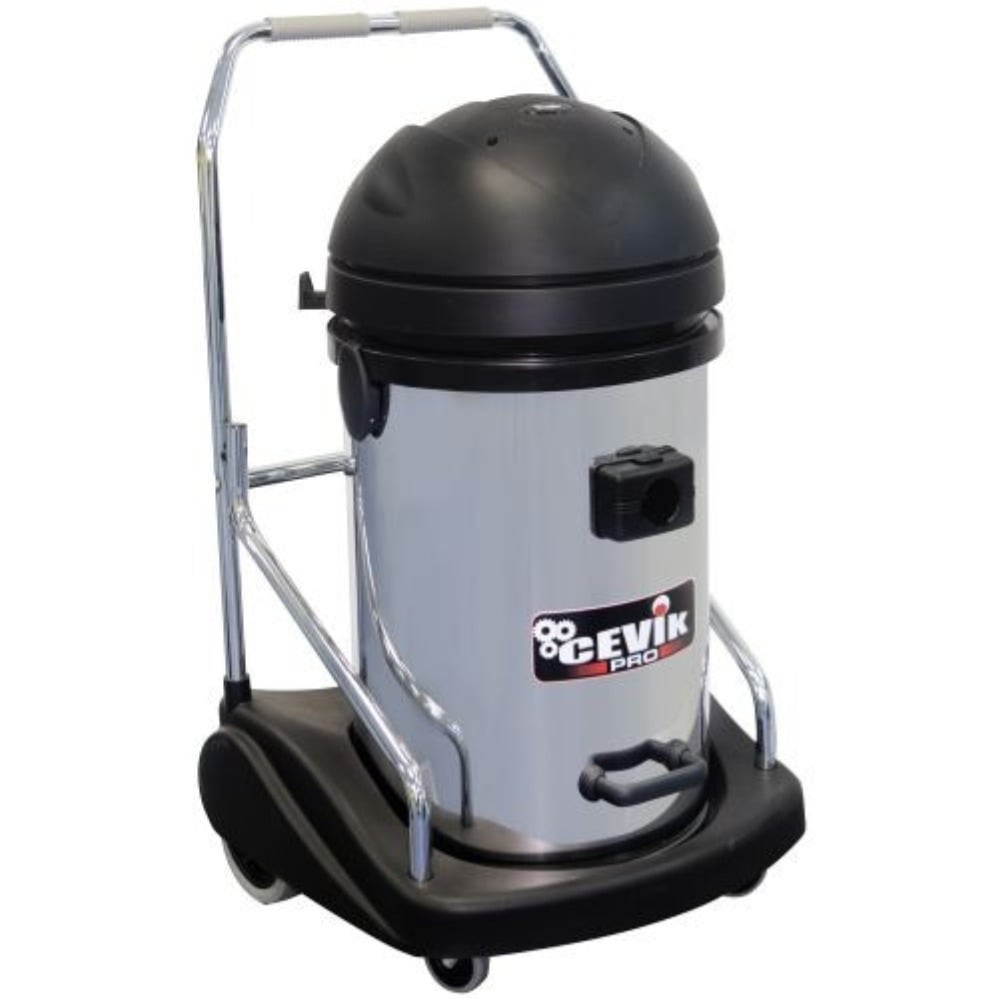 Aspirador de Aço Inoxidável 77Lts 3 Motores CEVIK PRO CEPRO703INOXTR