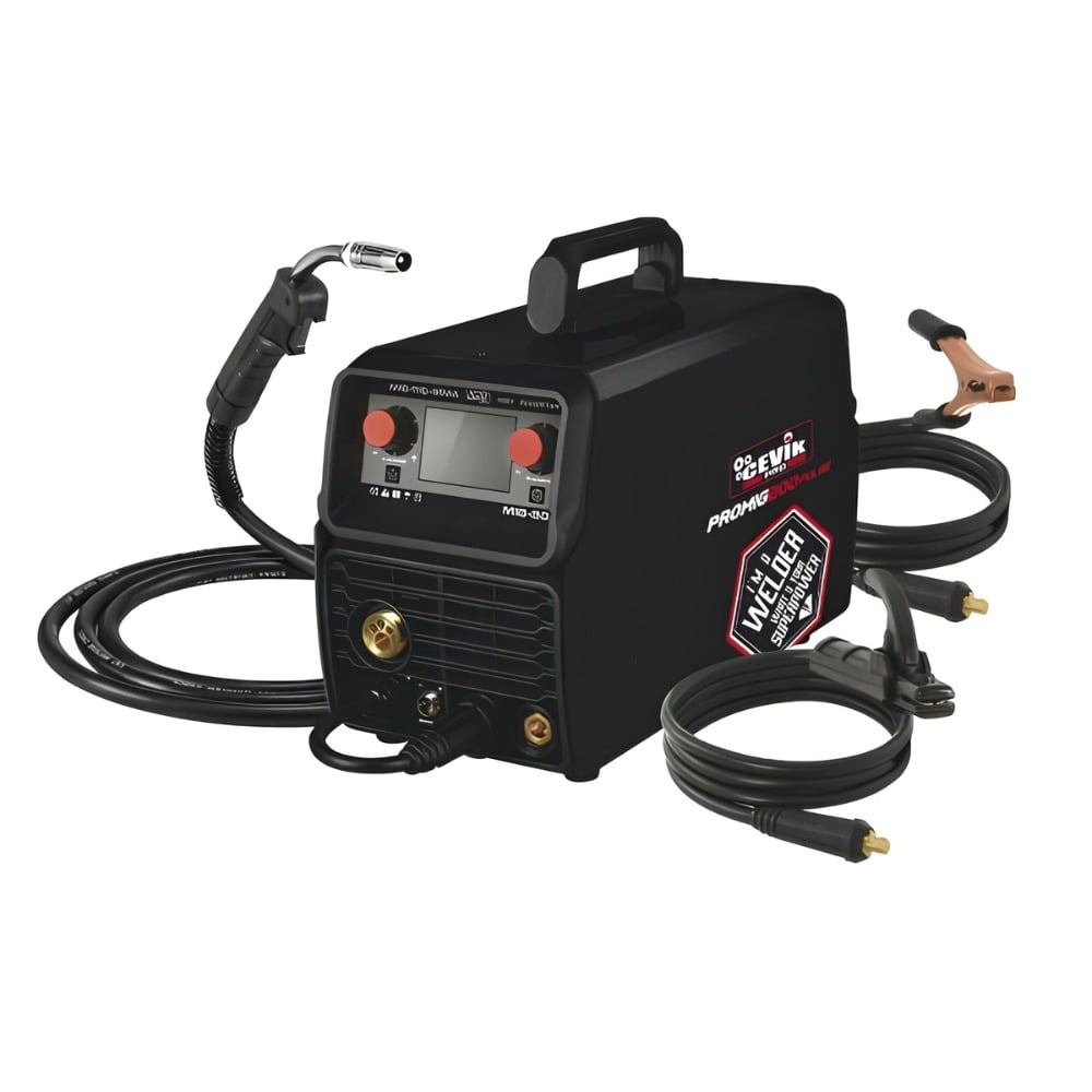 Aparelho de Soldar Multiprocesso MIG/TIG/MMA 200A Pulso CEVIK PRO CEPROMIG200P