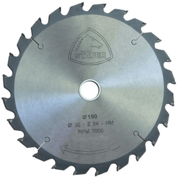 Disco Widia 24 Dentes Ø190mm para Madeira Stayer 2146