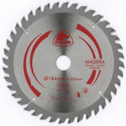 Disco Widia 40 Dentes Ø184mm para Madeira Stayer 2177