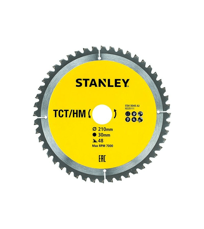 Disco 150x20mm TCT/HM Corte Fino p/ Madeira Stanley STA13015-XJ