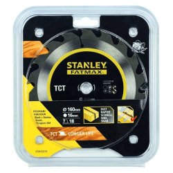 Disco 160x20mm TCT/HM Corte em Esquadria Stanley STA15320-XJ