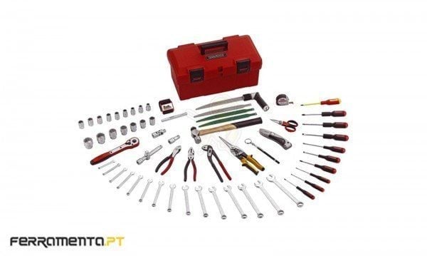 Mala Plástica 84 Pcs Eletricista Teng Tools TC-084C