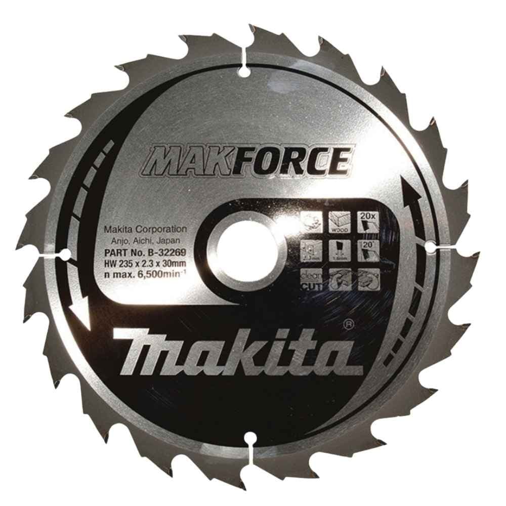 Makita Discos HM Standard 235x30mm 20D B-32269