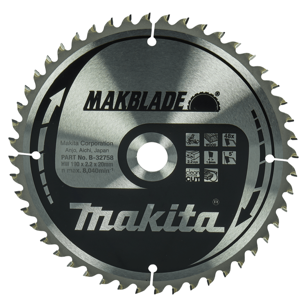 Makita Disco HM 190x20mm 48D B-32758 