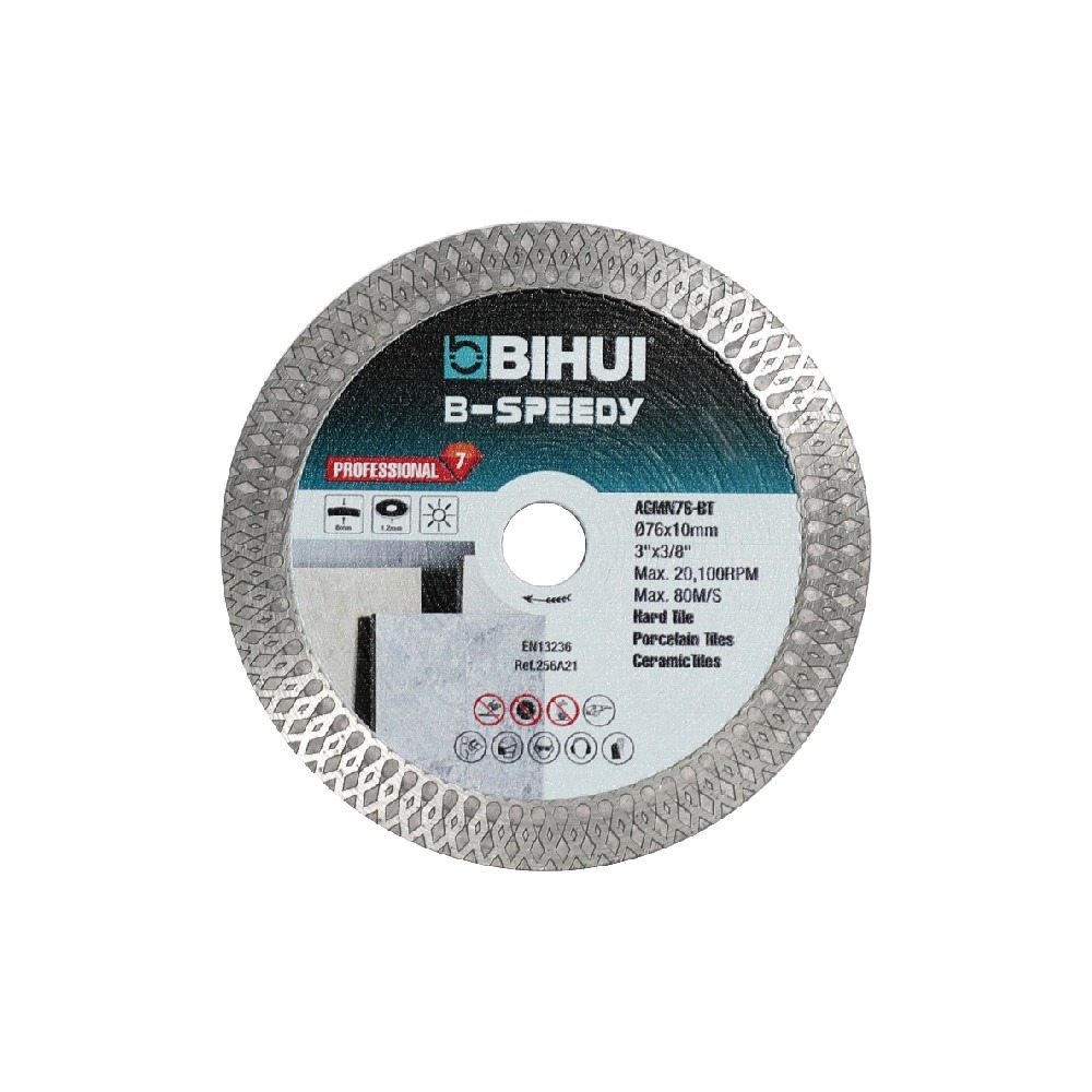 Mini Disco Diamantado Continuo BIHUI B-Speedy 76 mm AGMN76-BT