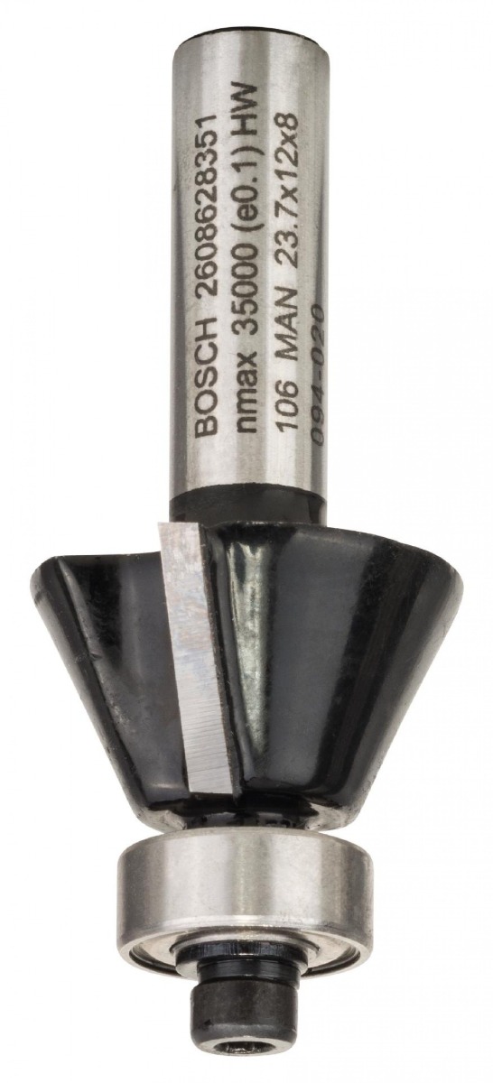 Fresa Rebaixo E Bisel 8x 5,5/25º x 12 Bosch 2608628351