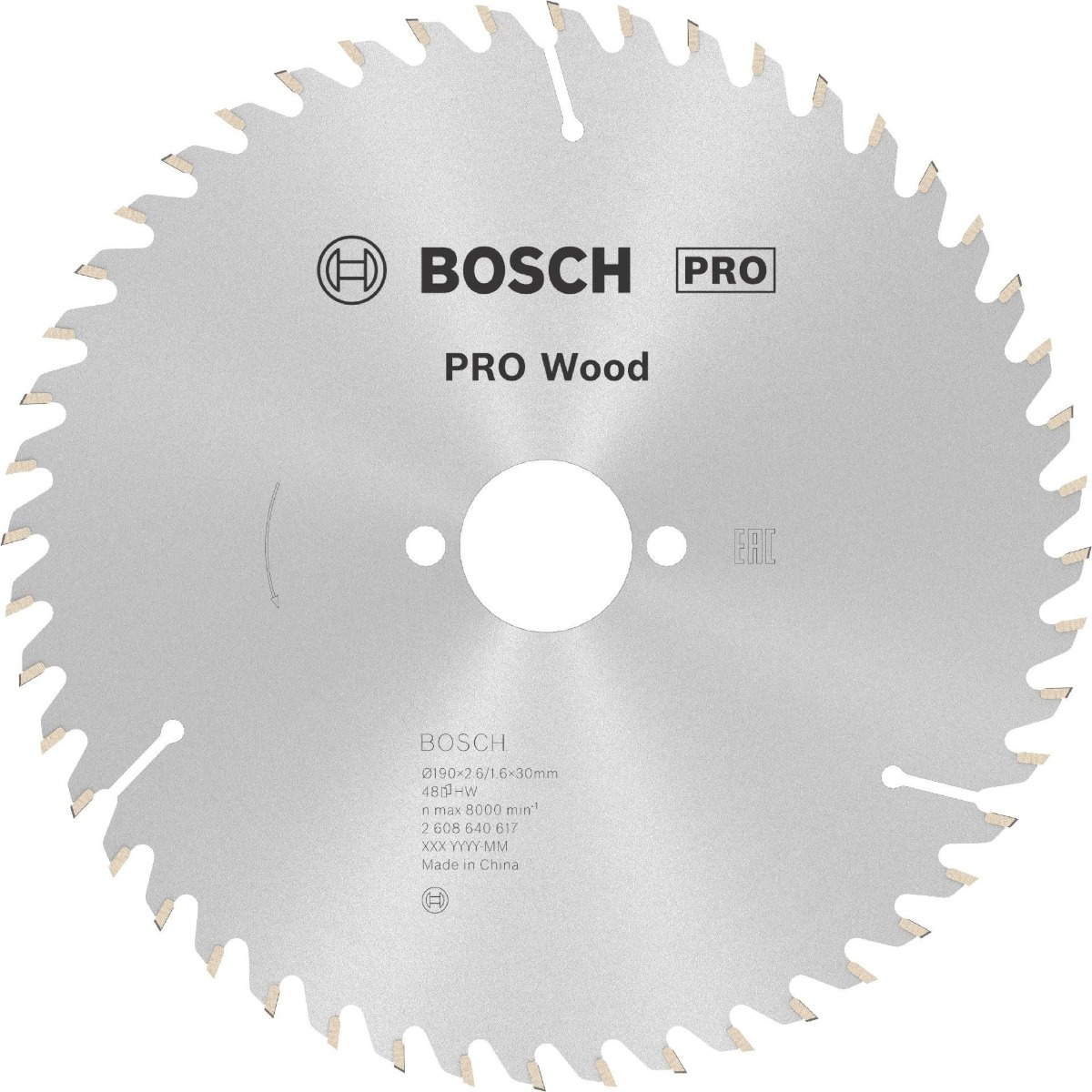 Disco Serra Madeira 190mm 48D Bosch 2608640617