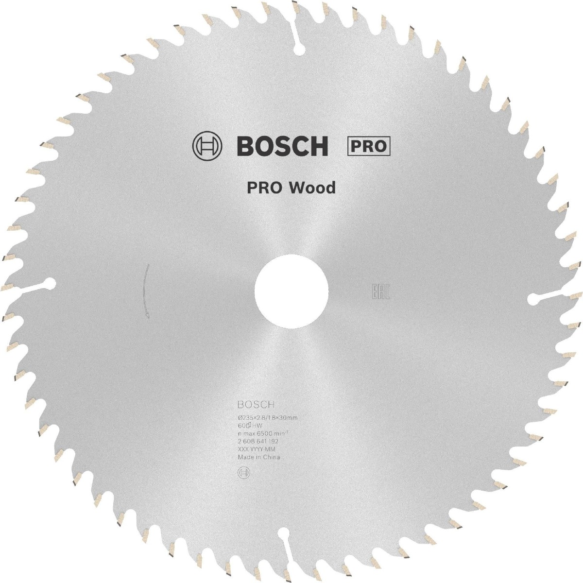 Disco Serra Madeira 235mm 60D Bosch 2608641192