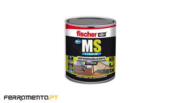 Impermeabilizante MS LIQUID Cinzento 1Kg Fischer 534615