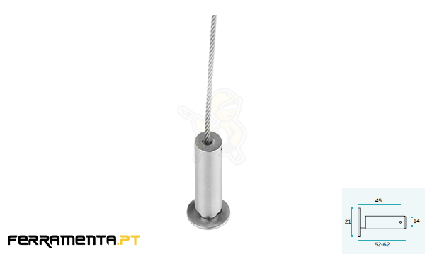 Suporte e Esticador P/ Cabo De Aço De 2,5-3mm JNF IN.10.716