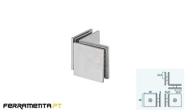 Suporte Vidro-Vidro JNF IN.75.252